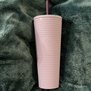 Starbucks 2021 Lavender Matte Disco Grid Tumbler